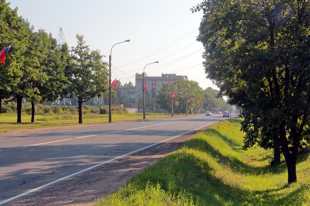 Участок Колпинского шоссе на&nbsp;подъезде к&nbsp;Колпино расширят
