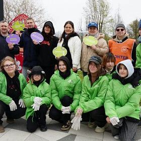 Центральной площадкой Дня благоустройства стал «Сказочный субботник» в сквере на Раумской улице