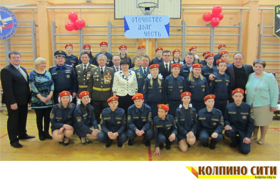 В школе № 454 состоялся праздник «Посвящение в кадеты»