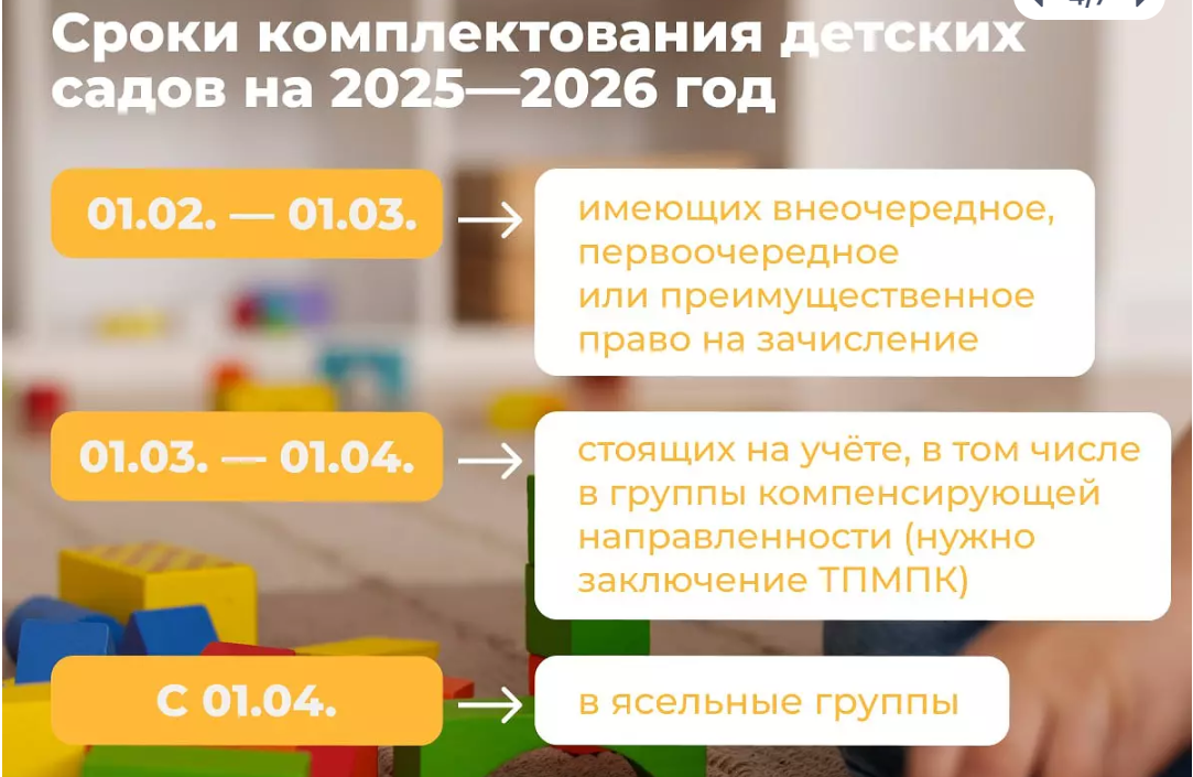 1 февраля в Петербурге начнется прием в детские сады