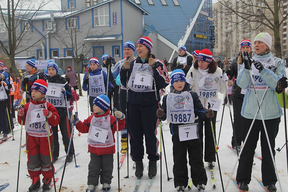 Колпинский этап «Лыжни России-2014»