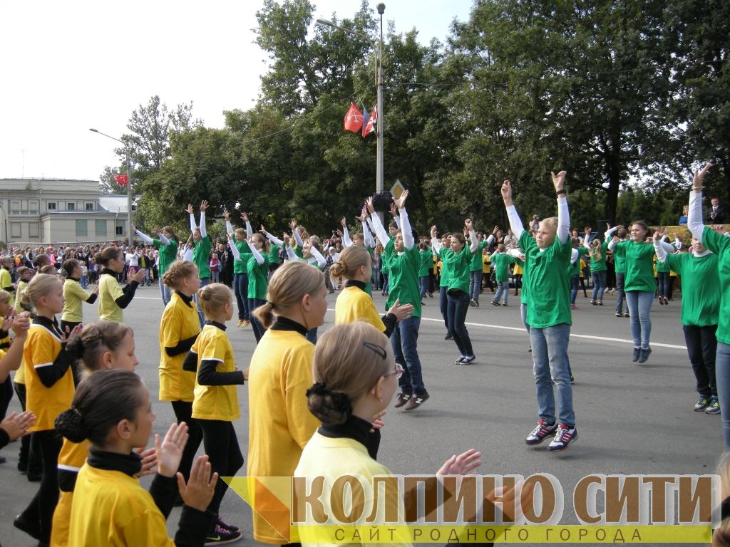 День Города Колпино-2014 подробно (шествие)