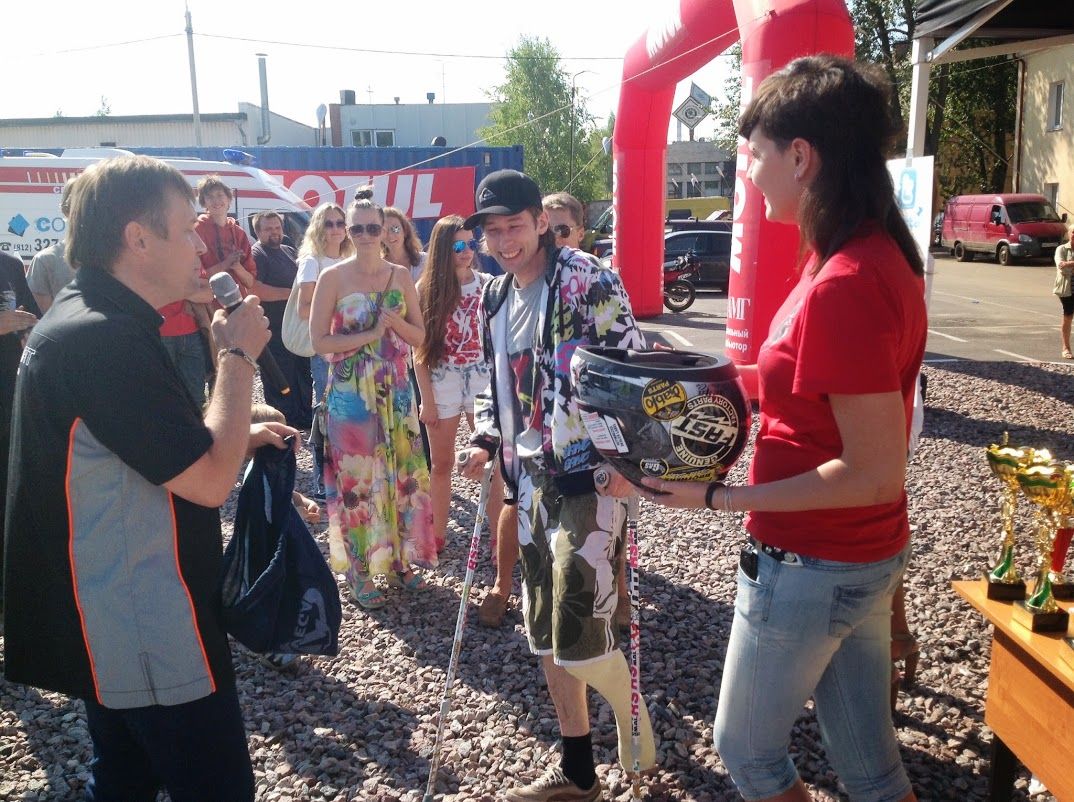 Результаты 3 этапа Чемпионата СПб по гонкам на скутерах и питбайках в Колпино 28.07.2013