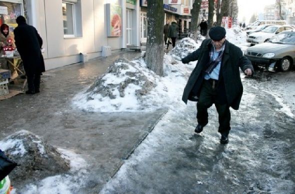 В среду в Петербурге вновь обещают гололедицу