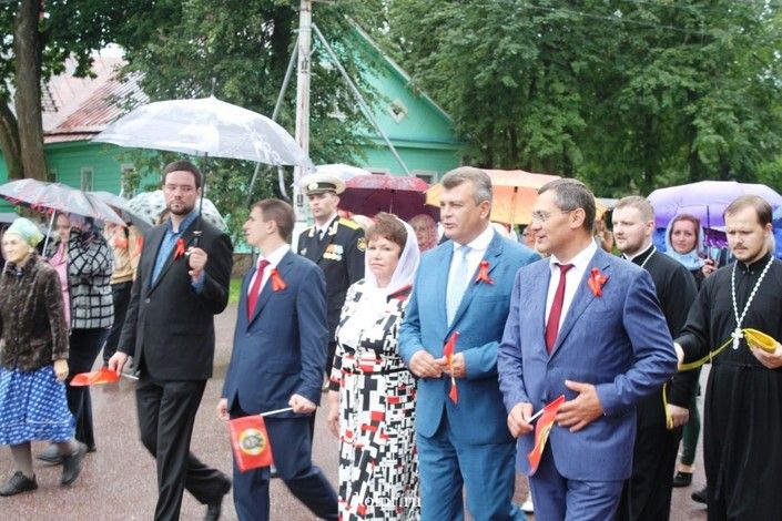 В поселке Усть-Ижора отметили 776-ю годовщину Невской битвы (фото)