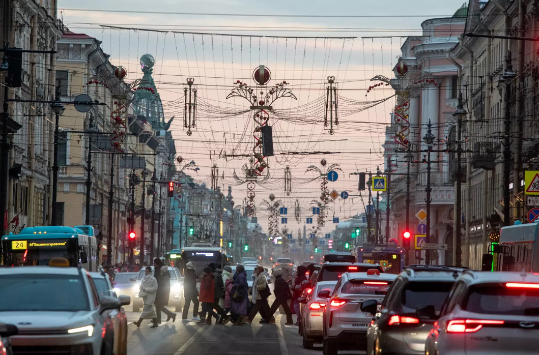 31 декабря перекроют центральные улицы Петербурга