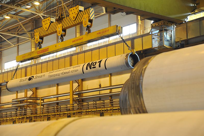 «Северсталь» начала отгрузку труб для строительства газопровода «Южный поток»
