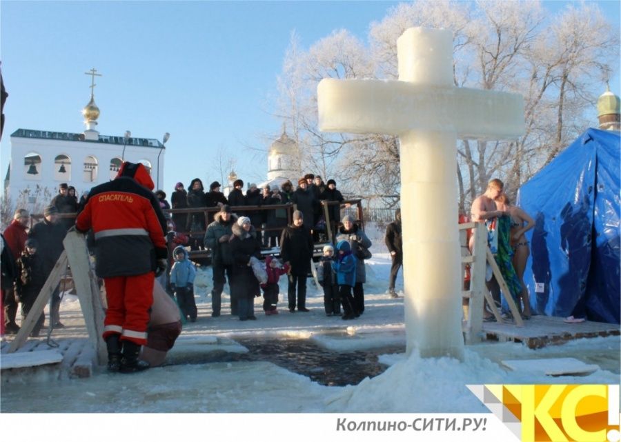 Места для крещенских купаний в Колпинском районе 