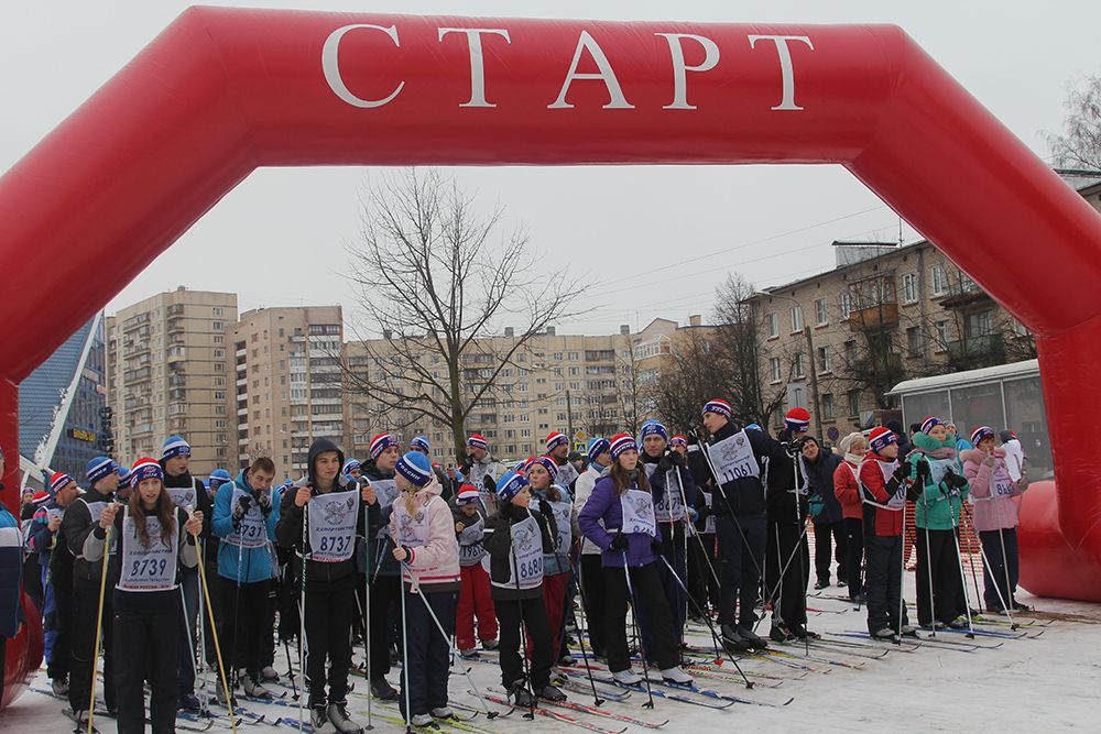 Колпинский этап «Лыжни России-2014»