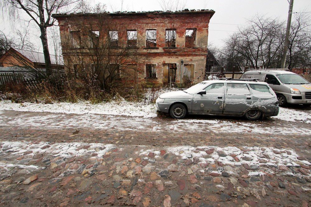 Булыжное мощение останется на Шлиссельбургском шоссе в Усть-Ижоре 
