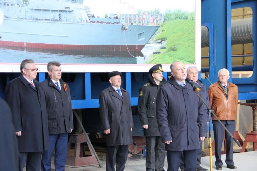 СНСЗ заложил первый серийный корабль противоминной обороны для ВМФ РФ «Георгий Курбатов»