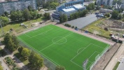 После реконструкции состоялось торжественное открытие футбольного поля "Ижорец".