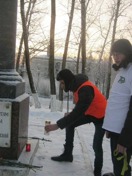 24 января в Колпинском районе прошла акция «Память пылающих лет»,