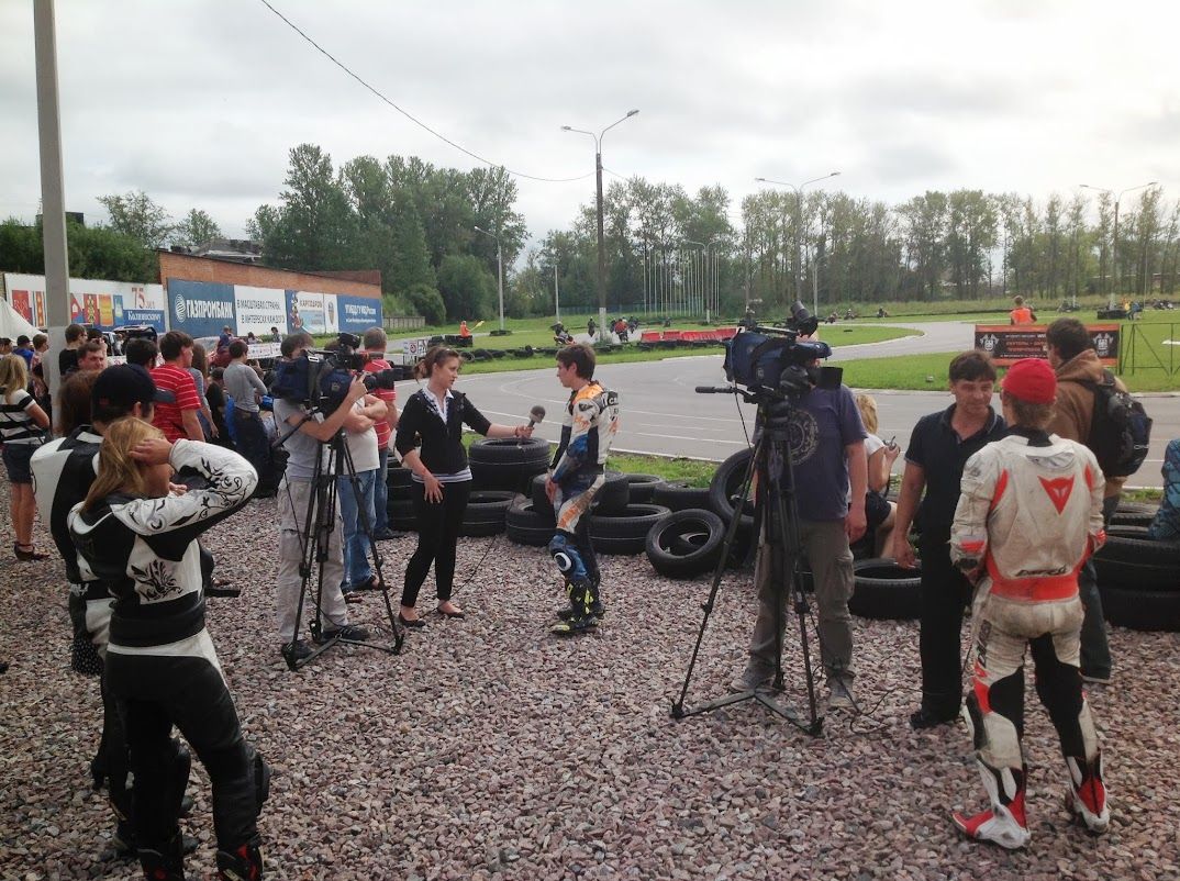 Результаты 3 этапа Чемпионата СПб по гонкам на скутерах и питбайках в Колпино 28.07.2013