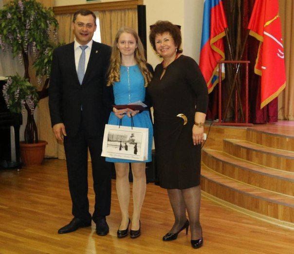 Медалисты в родной школе