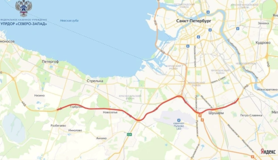 Грузовикам запретят ездить по участку КАД на несколько дней