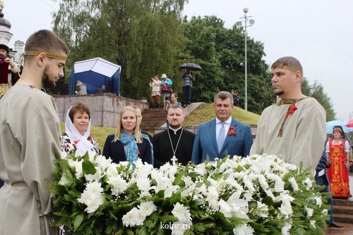 В поселке Усть-Ижора отметили 776-ю годовщину Невской битвы (фото)