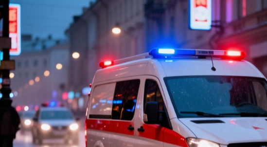 Двух девочек сбил каршеринг на пешеходном переходе