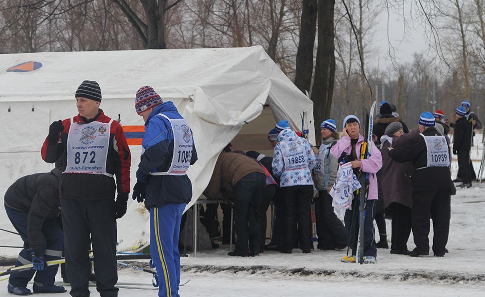 Колпинский этап «Лыжни России-2014»