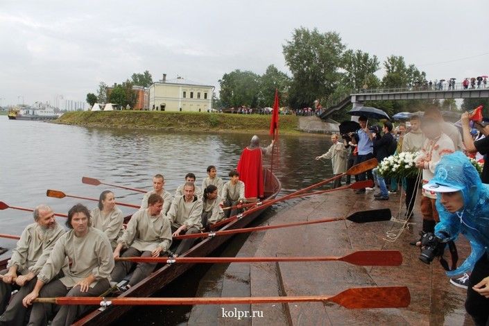 В поселке Усть-Ижора отметили 776-ю годовщину Невской битвы (фото)