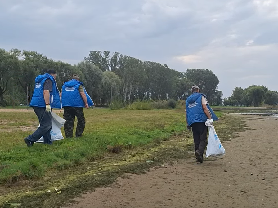 Масштабная акция по уборке берега Ижорского водохранилища