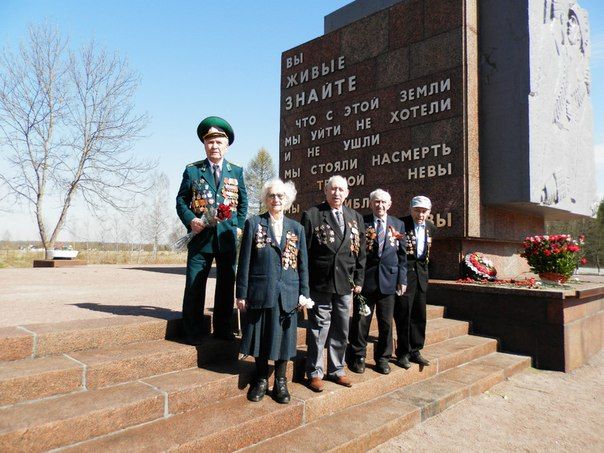 Встреча ветеранов на Невском пятачке (фото,видео)