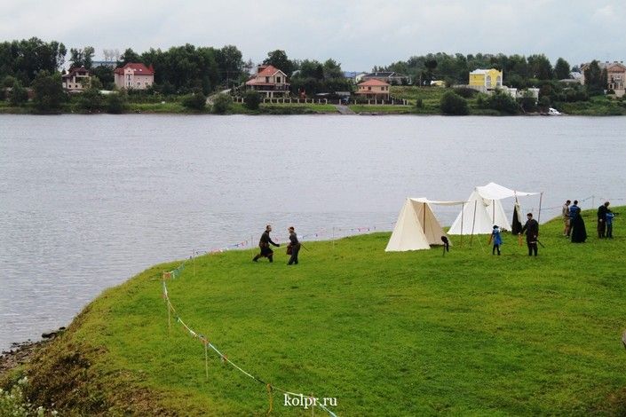 В поселке Усть-Ижора отметили 776-ю годовщину Невской битвы (фото)