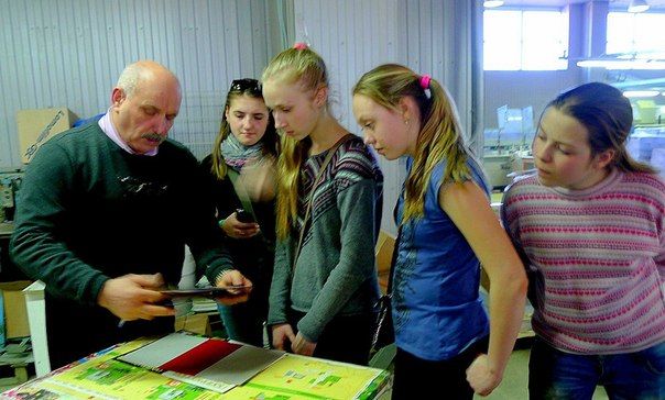 Юные журналисты побывали в типографии