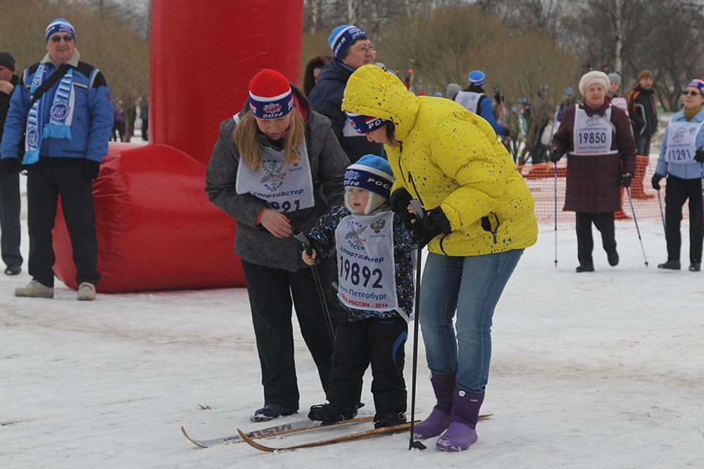 Колпинский этап «Лыжни России-2014»