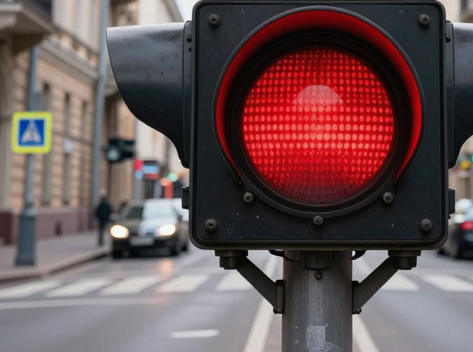 Петербургские светофоры теперь меняют цвет в навигаторе автомобилистов