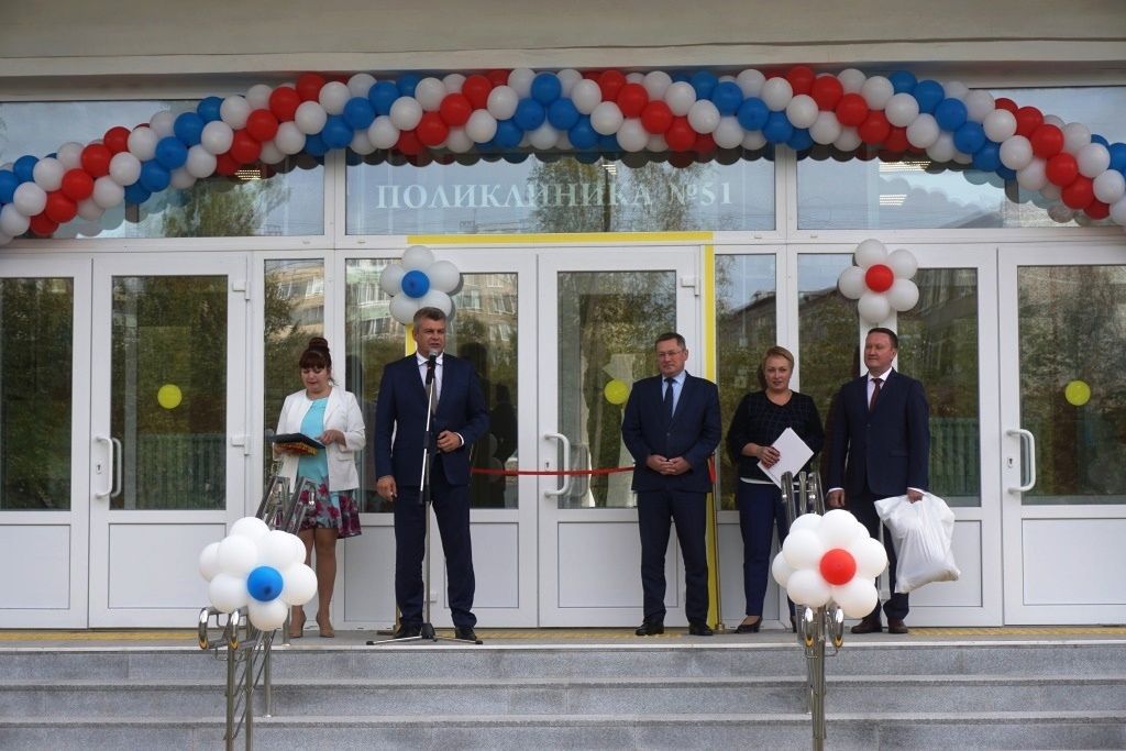 В Колпинском районе после капитального ремонта открылась Детская поликлиника