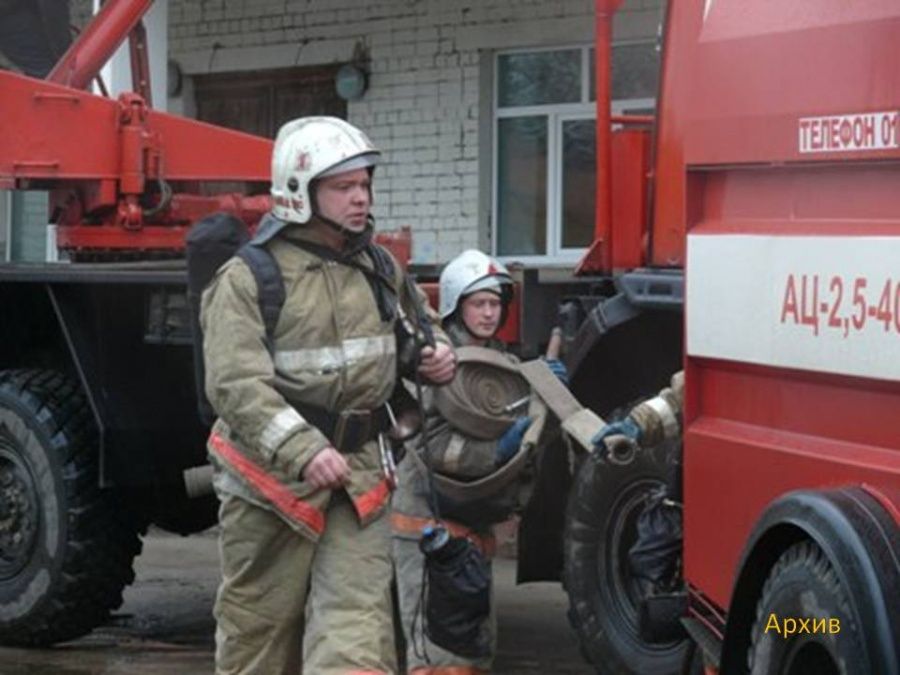 Пожар в Колпинском районе
