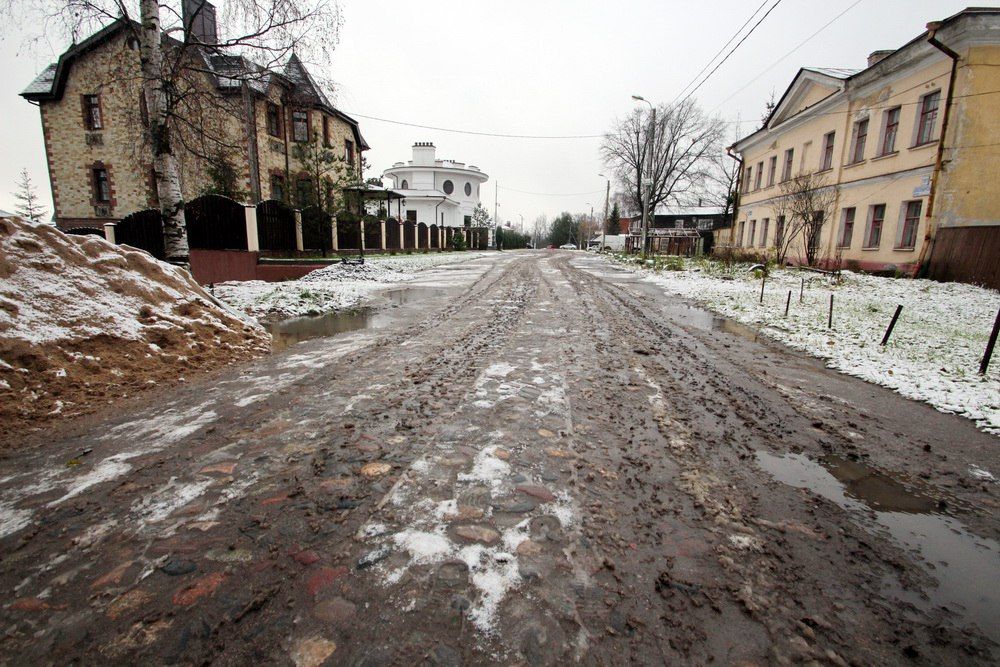 Булыжное мощение останется на Шлиссельбургском шоссе в Усть-Ижоре 