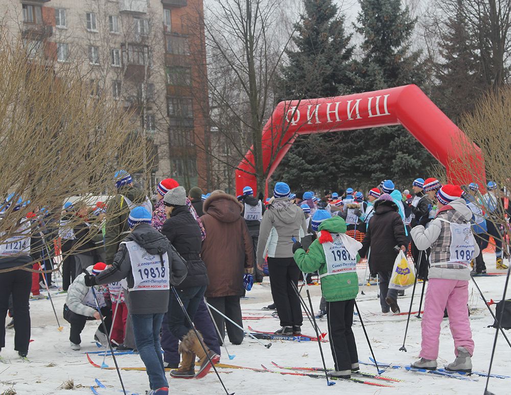 Колпинский этап «Лыжни России-2014»