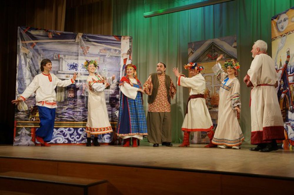 Завершился показ спектакля "Снегурочка" в исполнении Театра "Новое Поколение"