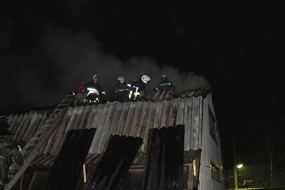 Два пожара в Колпино