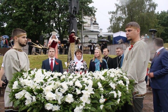В поселке Усть-Ижора отметили 776-ю годовщину Невской битвы (фото)