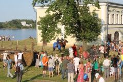 В поселке Усть-Ижора отметили годовщину Невской битвы