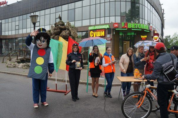 Прошла акция &quot;Осторожно, пешеход! Внимание, велосипедист!&quot;