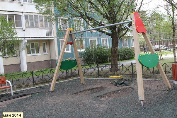 Детская площадка восстановлена