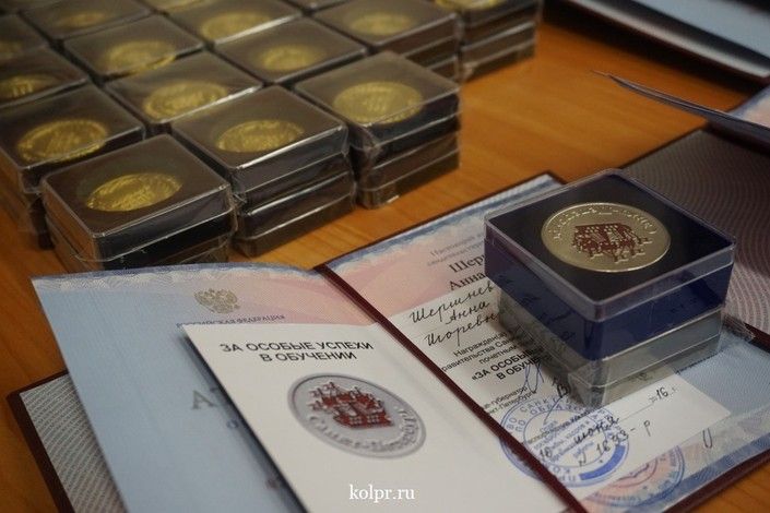 В Колпинском районе награды «За особые успехи в учении» получил 51 выпускник