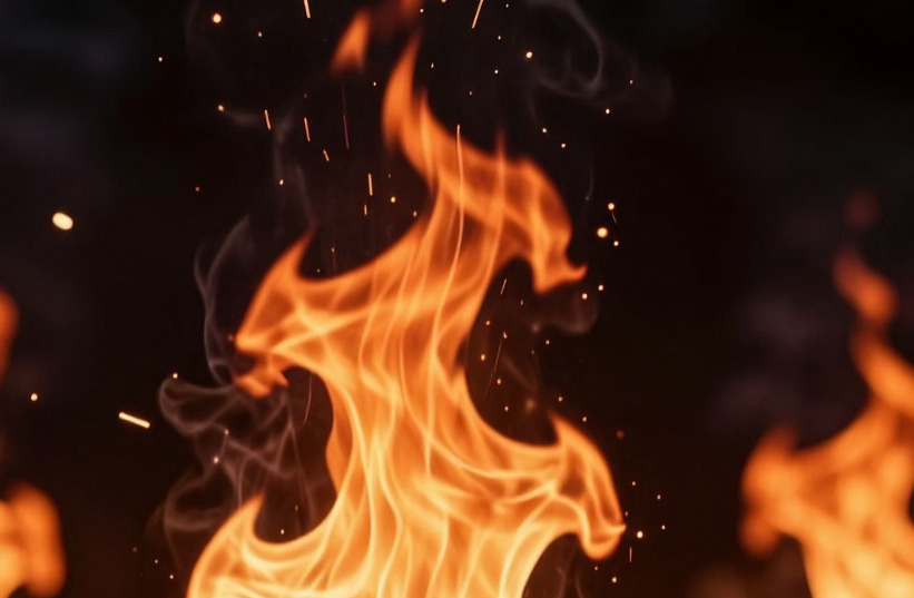 В Петербурге во дворе дома на улице Софийская сгорели две иномарки