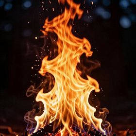 При пожаре в Колпино погибла женщина