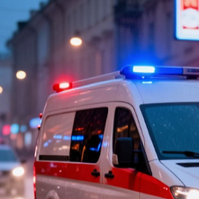 Двух девочек сбил каршеринг на пешеходном переходе