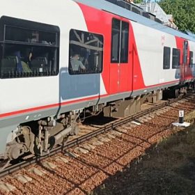 Зацепера заметили между вагонами «Ласточки» в Петербурге
