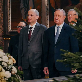 Губернатор Петербурга поздравил горожан с праздником Рождества Христова