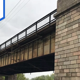 В Колпинском районе отремонтируют мост через Ижору