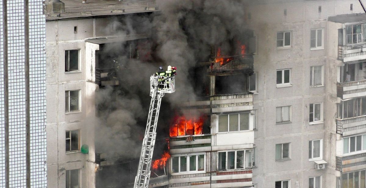 Пожары в многоквартирных жилых домах 