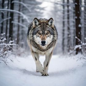 Ребёнку в Карелии разрешили опаздывать на уроки из-за облюбованной волками дороги до школы