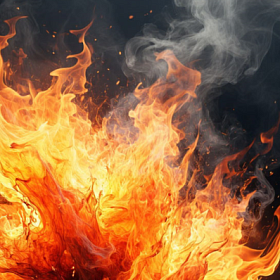 Три частных дома сгорели в деревне в Лужском районе